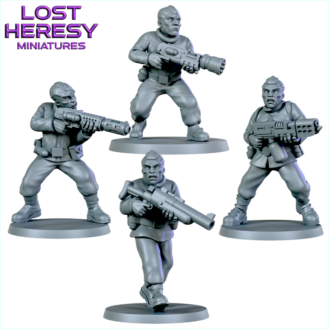 Alien Insurrectionists with Special Weapons