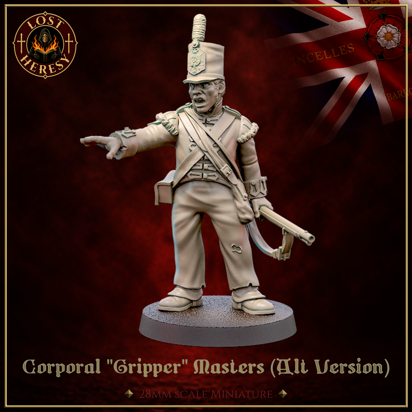 British Gothic Napoleonic Infantry NCO