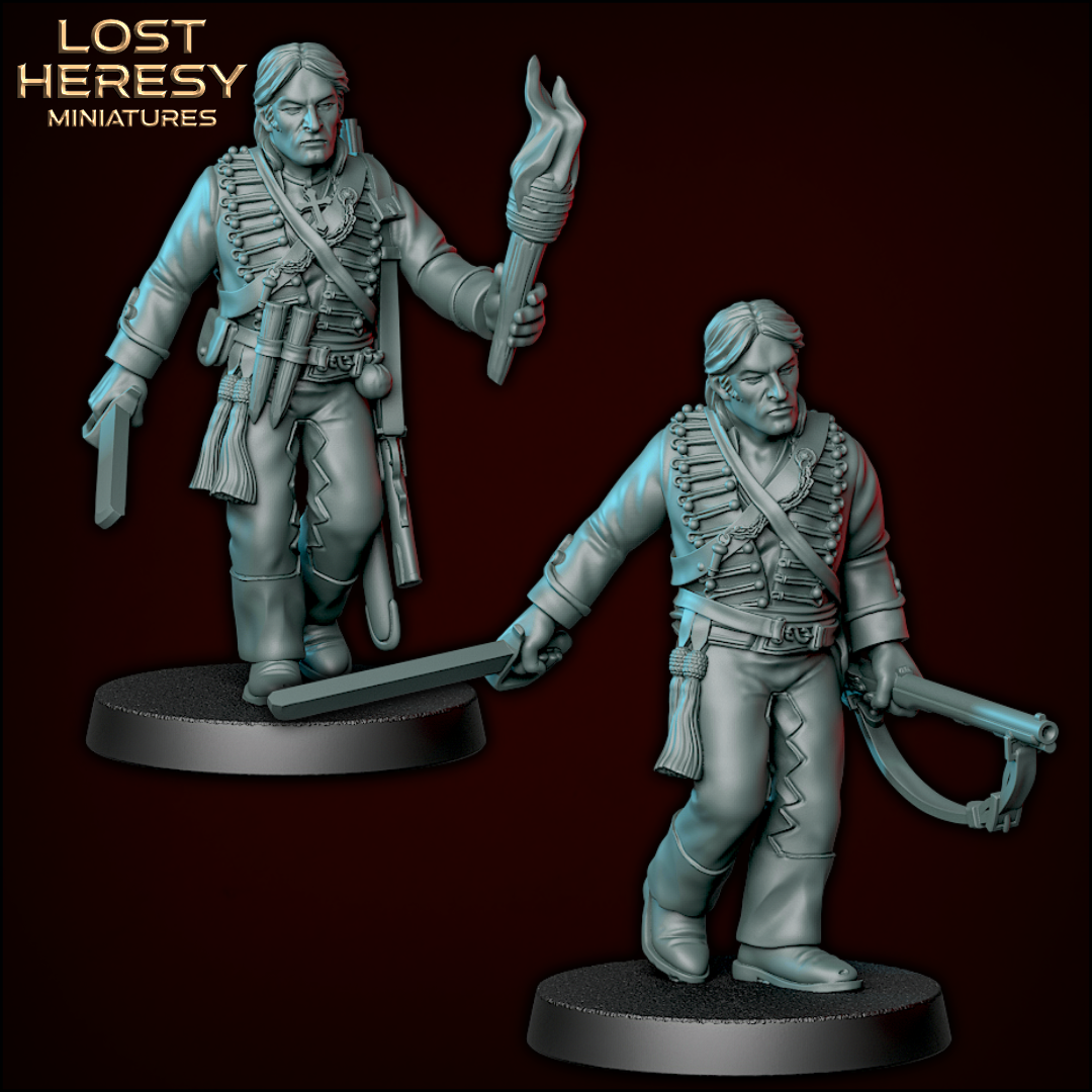 British Gothic Napoleonic British Rifles Officer