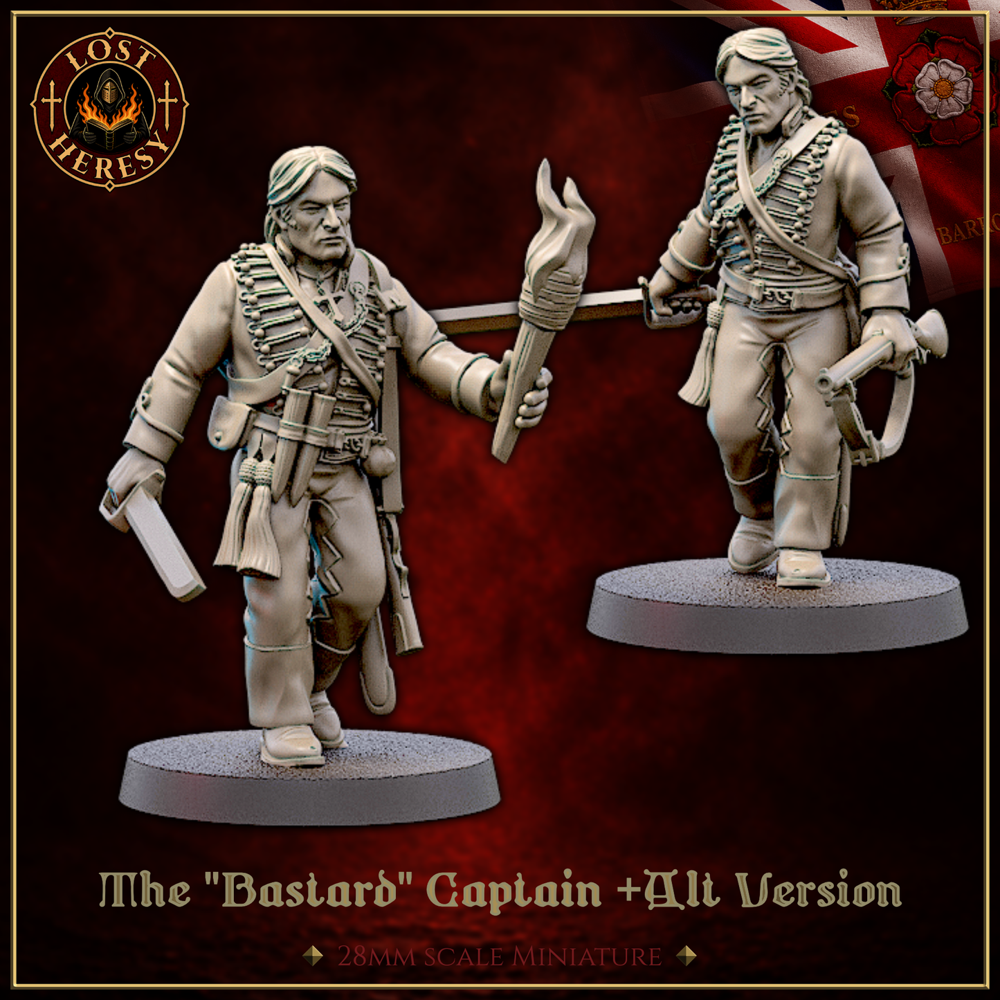 British Gothic Napoleonic British Rifles Officer