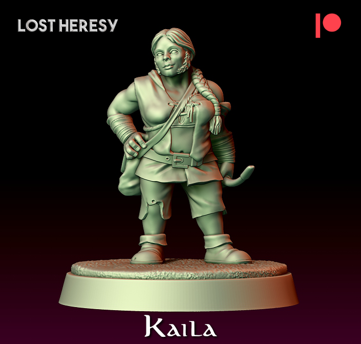 Kaila - Female Dwarf Adventurer