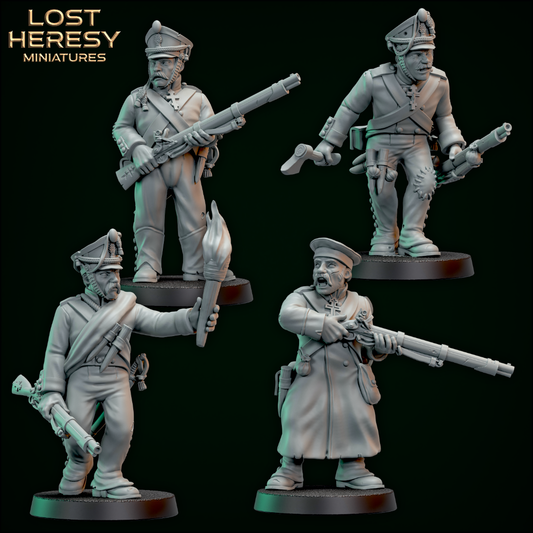 Russian Gothic Napoleonic Musketeers