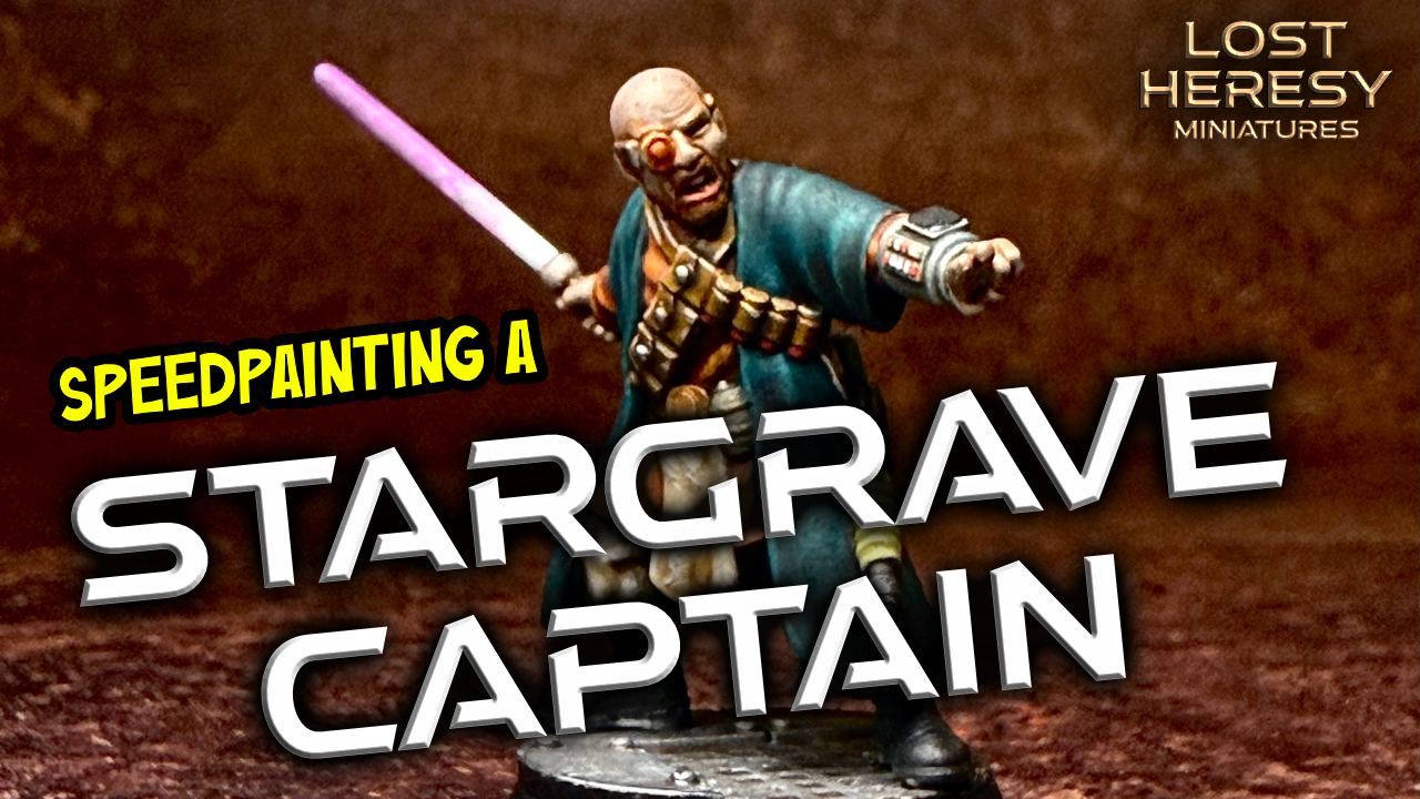 Load video: A quick example on how to paint up the Mystic Captain Adventurer in an hour.